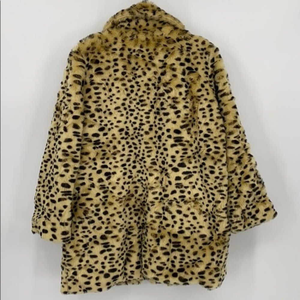 Forever 21 Animal Cheetah Print Faux Fur Coat - Picture 11 of 15